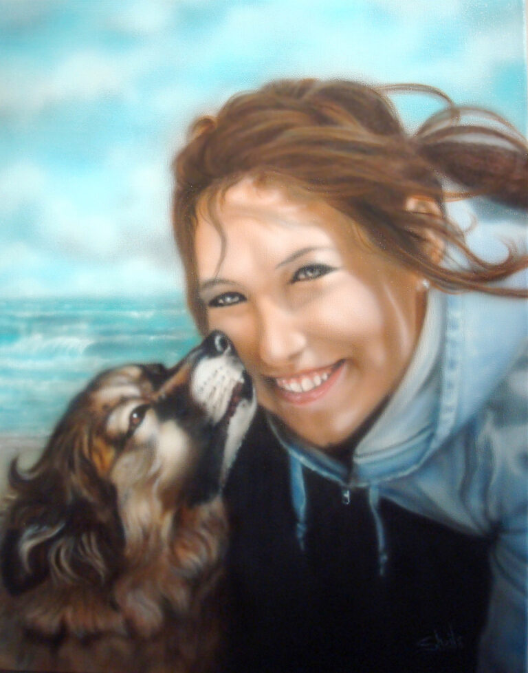 Katie and Tigert - Woman with Dog