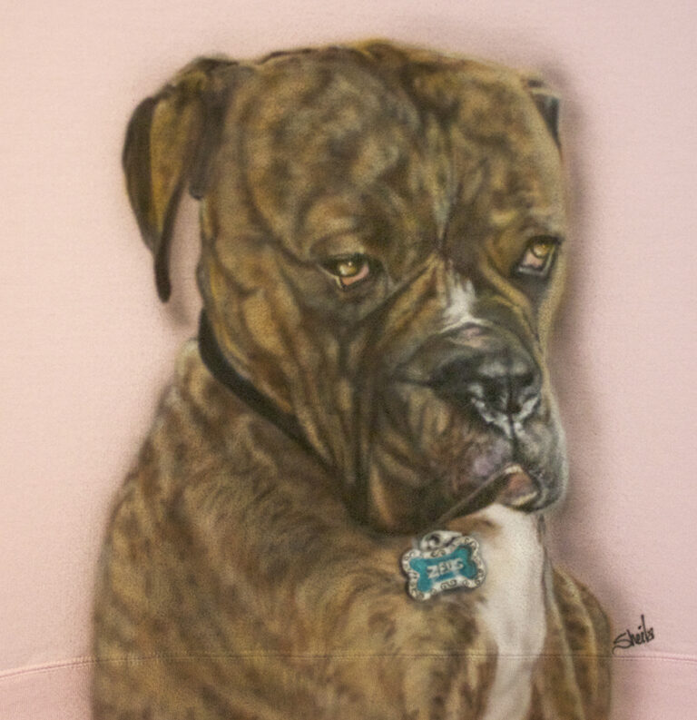 Dog Painting - Zeus